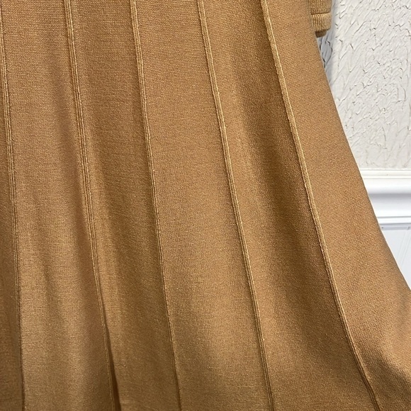 Eliza J Gold Fit and Flare Sweater Dress size small NWT - Picture 8 of 11